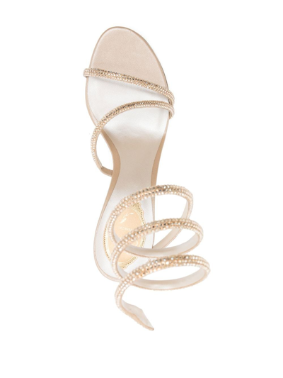René Caovilla Margot Pump Sandals In Brown