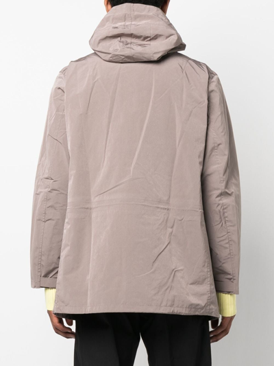 Y-3 Nylon Parka In Brown