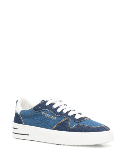 Shop Hide & Jack Panelled Lace-up Sneakers In Blue