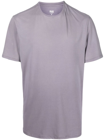 Shop Paige Kairo Faded Short-sleeve T-shirt In Purple