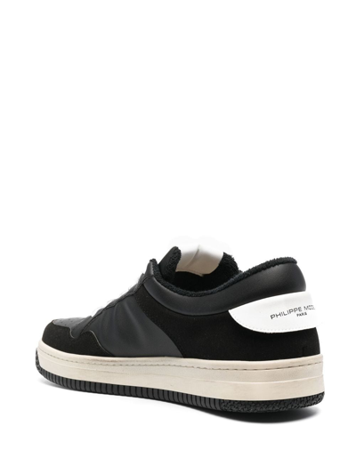 Philippe Model Lyon Ble Low-top Sneakers In Black