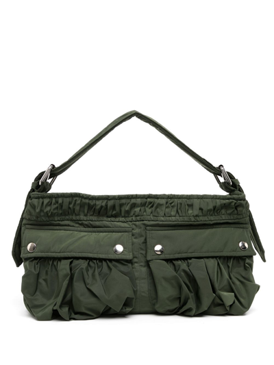 Shop Molly Goddard Rumi Shoulder Bag In Green