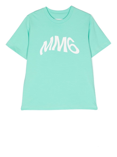 Shop Mm6 Maison Margiela Three-pack Logo-print Cotton T-shirts In Pink