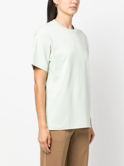 Shop Adidas Originals X Humanrace By Pharrell William Cotton T-shirt In Green