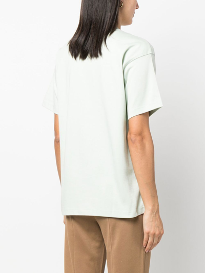 Shop Adidas Originals X Humanrace By Pharrell William Cotton T-shirt In Green