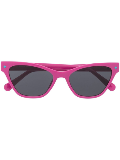 Shop Chiara Ferragni Cf 1020/s Cat-eye Sunglasses In Pink