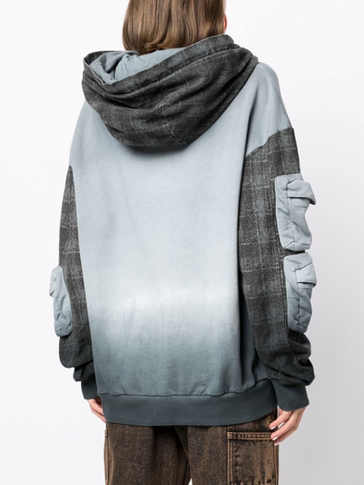Mauna Kea Gradient-print Zip-up Hoodie In Blue