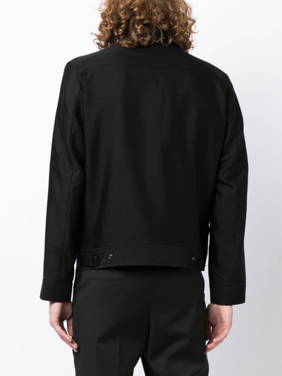 Shop Endless Joy Bang Bang Jacquard Jacket In Black