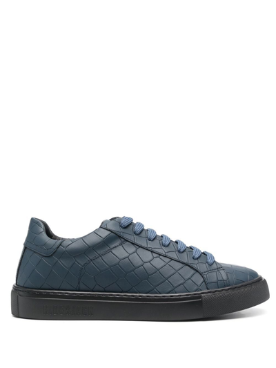 Shop Hide & Jack Essence Croco Sneakers In Blue