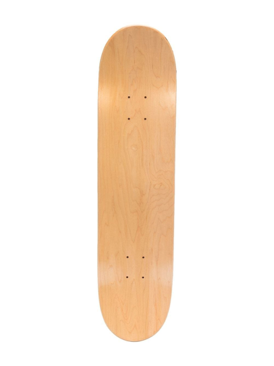 Blue Sky Inn Logo-print Skate Deck In Neutrals