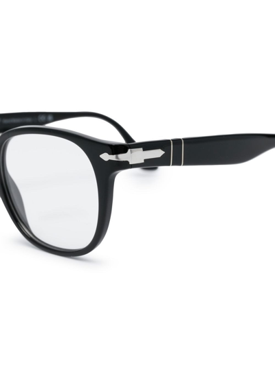 Persol Geometric Flat Mirror In Black