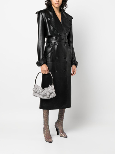 Benedetta Bruzziches Crystal Embellished Tote Bag In Silver