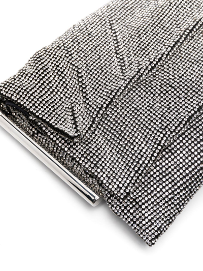 Benedetta Bruzziches Crystal Embellished Tote Bag In Silver