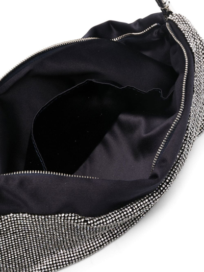 Benedetta Bruzziches Crystal Embellished Tote Bag In Silver