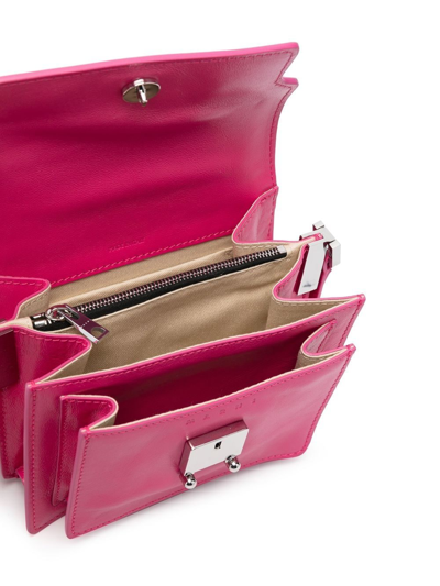 Shop Marni Mini Trunk Shoulder Bag In Pink