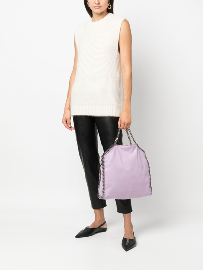 Shop Stella Mccartney Falabella Shoulder Bag In Pink