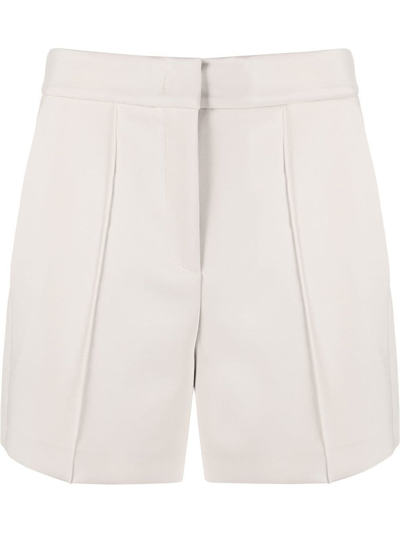 Shop Blanca Vita Sedan High-waisted Shorts In Neutrals