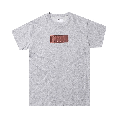 Pre-owned Kith Treats Chocolate Tee 'heather Grey'