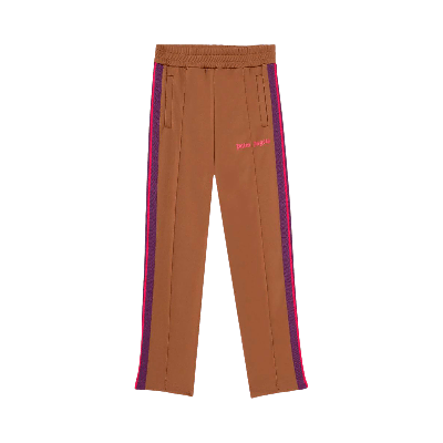 Pre-owned Palm Angels College Slim Track Trousers 'brown Magenta'