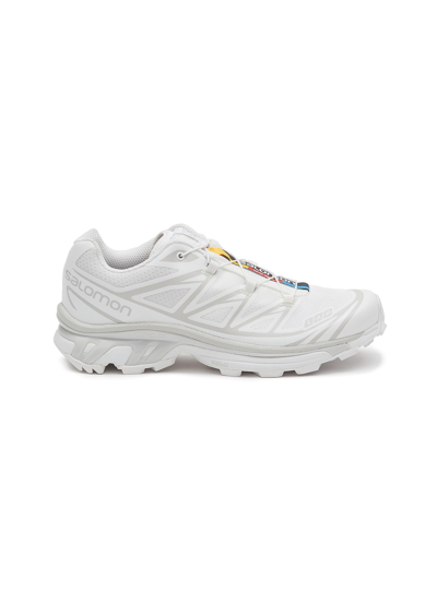 Shop Salomon ‘xt-6' Low Top Lace Up Sneakers In White