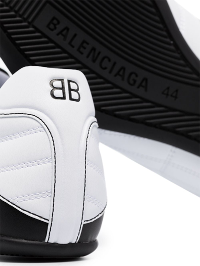 Shop Balenciaga Zen Low-top Sneakers In White