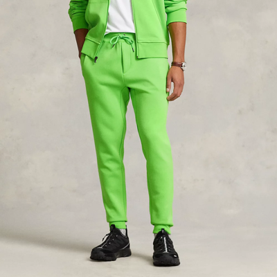 Shop Ralph Lauren Double-knit Jogger Pant In Galaxy Green