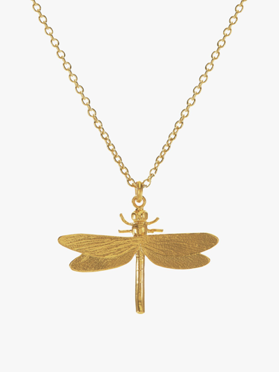 Shop Alex Monroe Dragonfly Necklace Gold