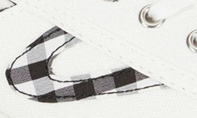 Shop Tretorn 'nylite' Sneaker In White/ Black/ White Gingham