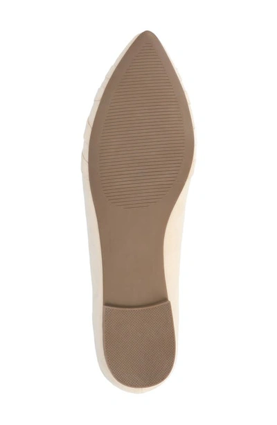 Shop Journee Collection Mindee Crisscross Toe Flat In Tan