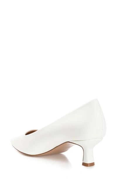 Shop Journee Collection Celica Pointed Toe Pump In White