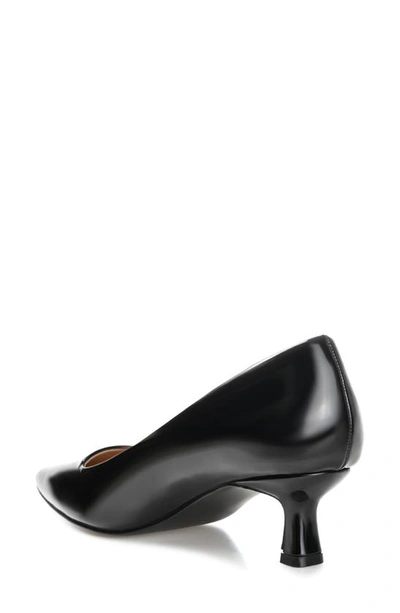 Shop Journee Collection Celica Pointed Toe Pump In Patent/ Black