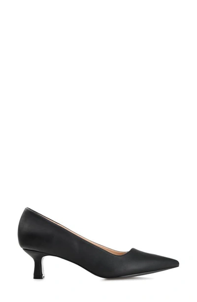Journee Collection Celica Pointed Toe Pump In Black