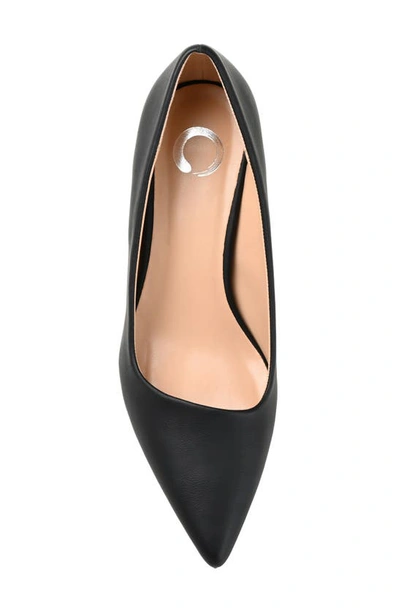 Journee Collection Celica Pointed Toe Pump In Black
