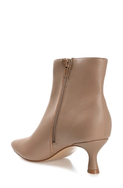 Shop Journee Collection Tru Comfort Kelssa Bootie In Taupe