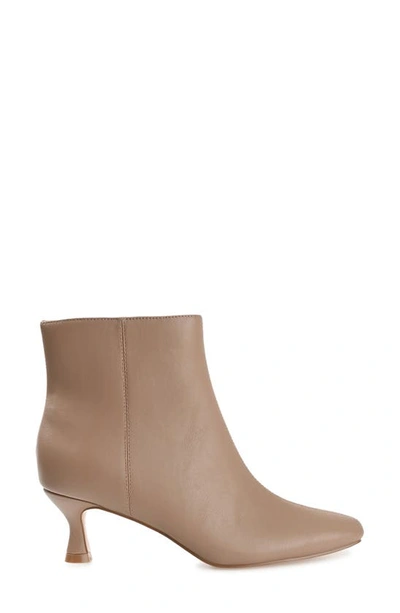 Shop Journee Collection Tru Comfort Kelssa Bootie In Taupe