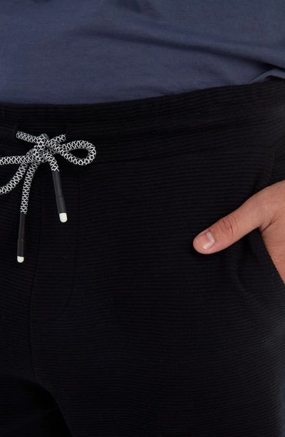 Px Bo Ottoman Elastic Waist Short In Black
