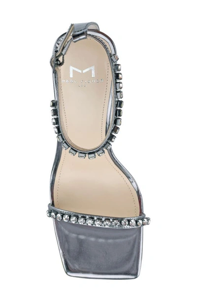 Shop Marc Fisher Ltd Karima Ankle Strap Sandal In Pewter 060