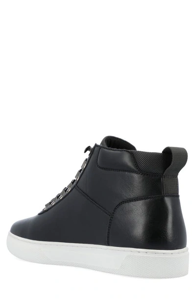 Vance Co. Ortiz High Top Sneaker In Black