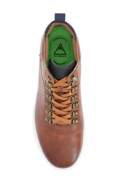 Vance Co. Ortiz High Top Sneaker In Brown