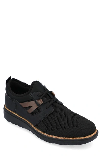 Shop Vance Co. Claxton Knit Sneaker In Black