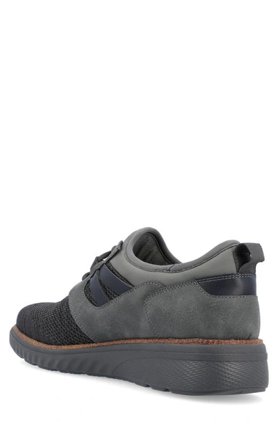 Shop Vance Co. Claxton Knit Sneaker In Grey