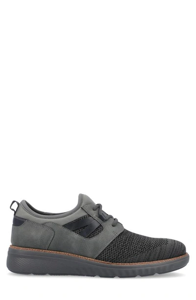 Shop Vance Co. Claxton Knit Sneaker In Grey