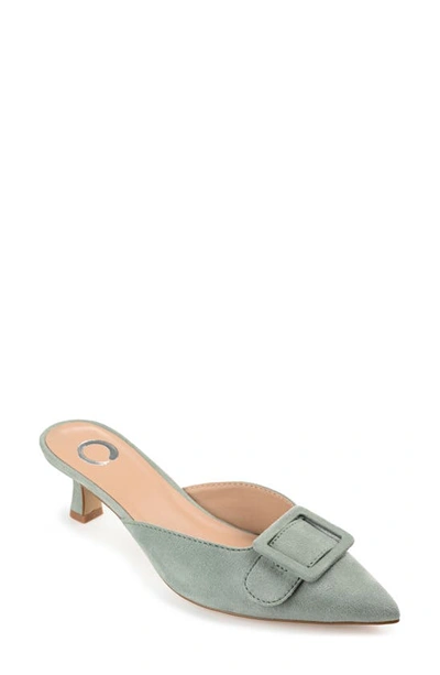 Shop Journee Collection Vianna Mule In Sage