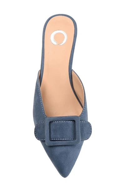 Shop Journee Collection Vianna Mule In Blue