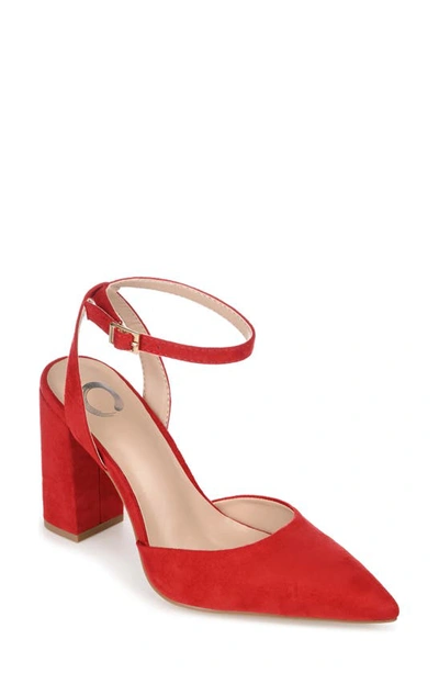 Shop Journee Collection Tyyra Pump In Red