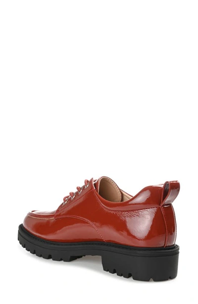 Journee Collection Tru Comfort Zina Lug Sole Loafer In Brick