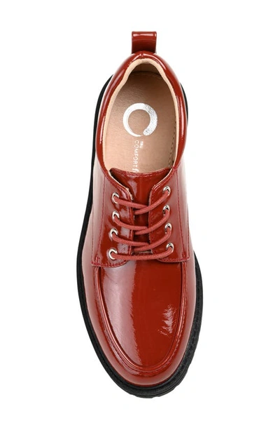 Journee Collection Tru Comfort Zina Lug Sole Loafer In Brick