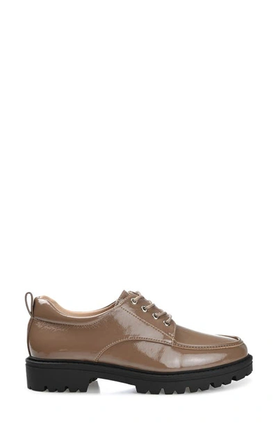 Journee Collection Collection Women's Tru Comfort Foam Wide Width Zina Flat In Taupe
