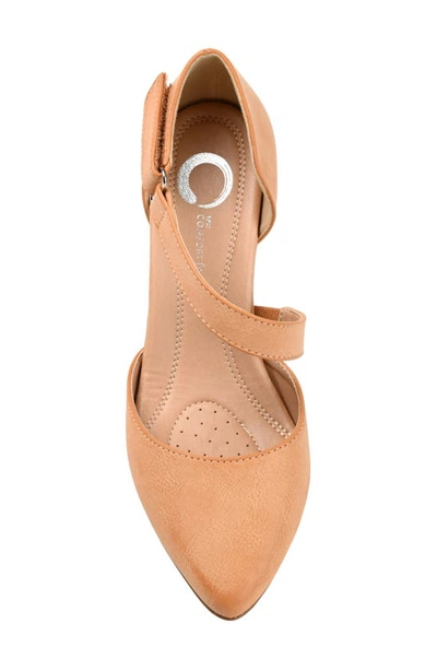 Shop Journee Collection Tillis D'orsay Pump In Tan