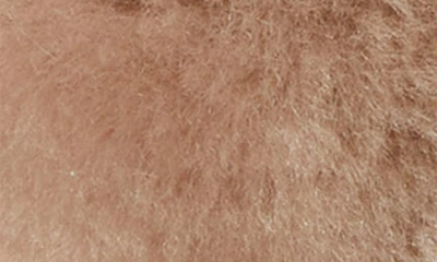 Fireside By Dearfoams Sydney Water Resistant Genuine Shearling Scuff Slipper In Driftwood